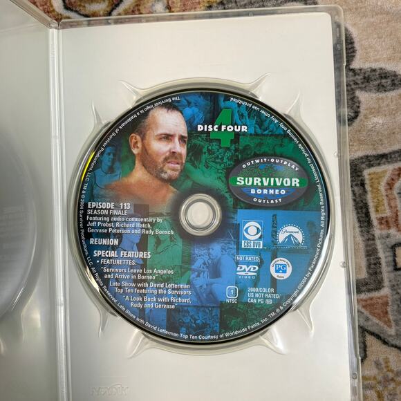 Survivor Borneo The Complete First Season Set of DVD Videos - Tested Working - Picture 11 of 15